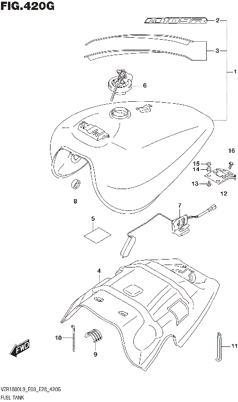 FUEL TANK (VZR1800BZL9 E33) (AV4)