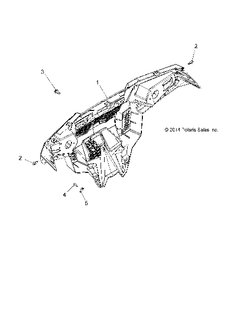 BODY, BUMPER, REAR - A16DAA57F1/F2/E57FM [49ATVBUMPERRR15ACEEU]