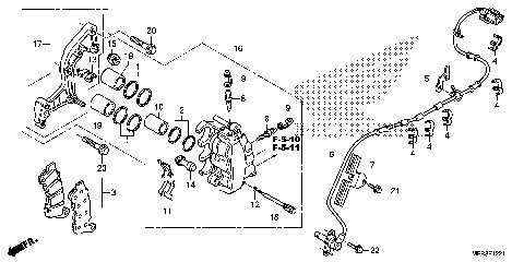 FRONT BRAKE CALIPER (2)