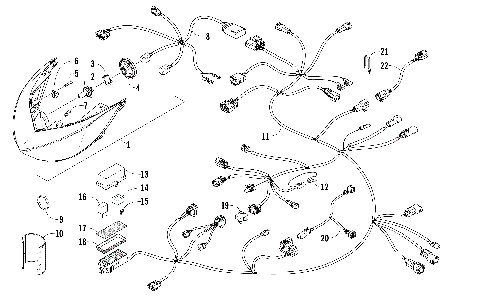 HEADLIGHT AND WIRING ASSEMBLIES [102754]