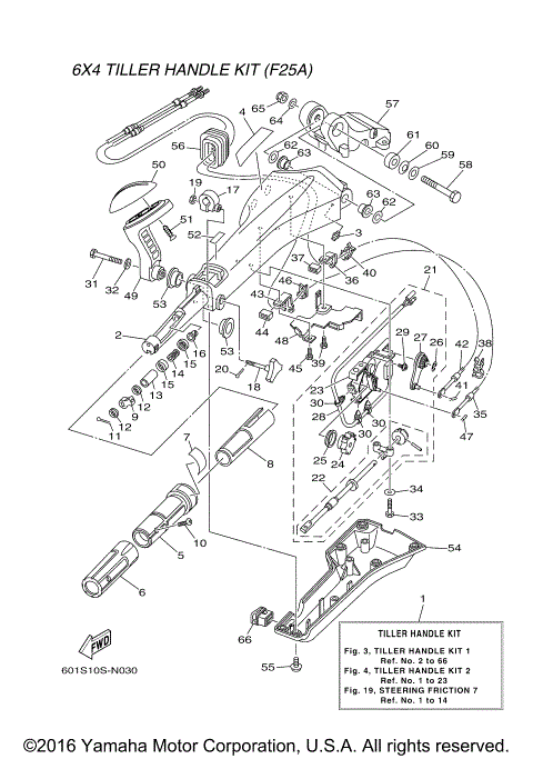 TILLER HANDLE ASSEMBLY F25