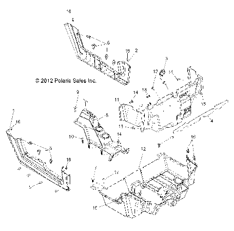 BODY, FLOOR and ROCKER PANELS - Z14VE76AD/7EAL/7EAW/EAJ/EAU (49RGRFLOOR12RZRS)