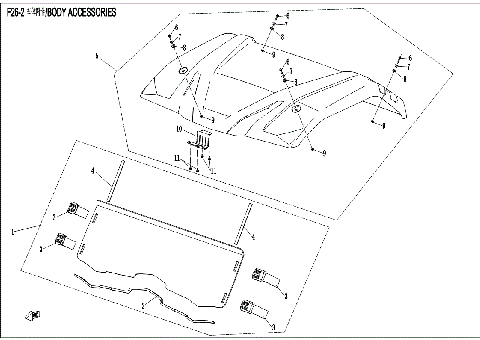 TOP ROOF and WINDSHIELD KITS (U8-EX)