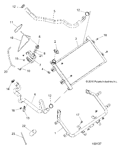 ENGINE, COOLING SYSTEM, RADIATOR - A16SXM95AL [100137]