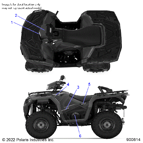 BODY, DECALS, GRAPHIC - A24SEF57CA/FA/EA (900614)
