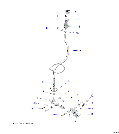 BRAKES, BRAKE PEDAL and MASTER CYLINDER - A23SEA57F1/T57C1/C2/F1/E1/E2 (C102451)