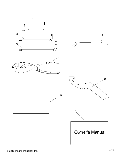 REFERENCES, TOOL KIT and OWNERS MANUALS - R16RTED1F1 (700461)