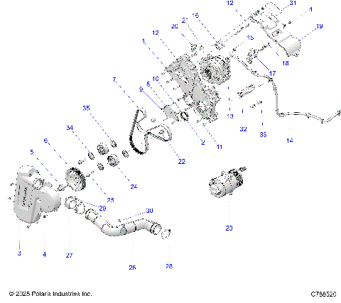 ENGINE, ALTERNATOR - (FROM 10/15/20250 R24X6W1RAH/AS/A9/BH/BS/B9 (C788520)