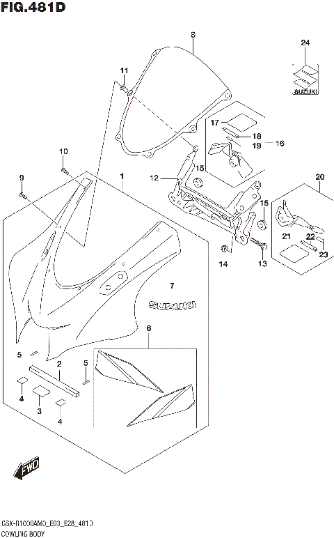 COWLING BODY (GSX-R1000RA)