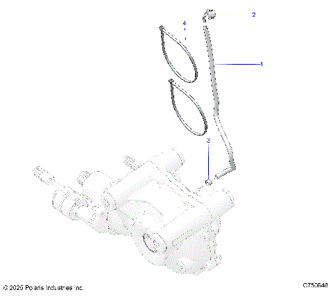 DRIVE TRAIN, GEARCASE VENTING, FRONT - Z25RRL2KAL (C750848)