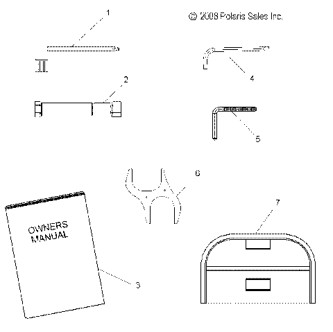 TOOLS, TOOL KIT and OWNERS MANUAL - S12PP7FSL (49SNOWTOOL09FSTRG)