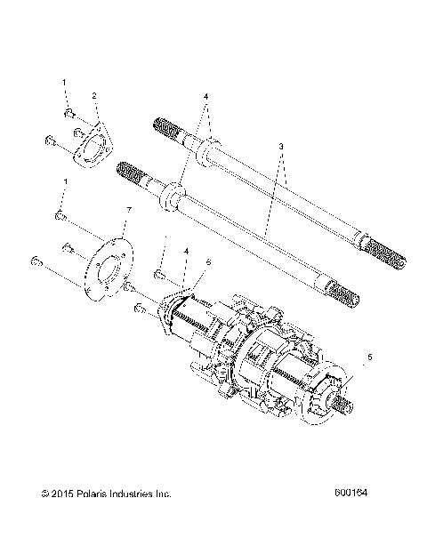 DRIVE TRAIN, JACKSHAFT and DRIVESHAFT - S16EG6 ALL OPTIONS (600164)