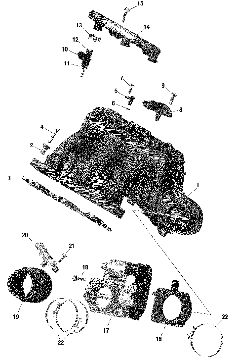 01- ROTAX - Air Intake Manifold And Throttle Body - Turbo