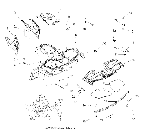 CAB, FRONT - A07LB27AA/AC/LH27AA/AB/AC/AD/AL (49ATVCAB07HAWK)