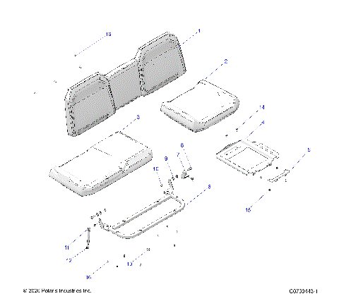 BODY, FRONT SEAT ASSEMBLY