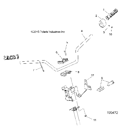 STEERING, HANDLEBAR and CONTROLS - A20SEA57A1/A4/A7/A9/B1/B4/B7/B9 (100472)