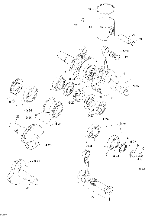 01- Crankshaft And Pistons