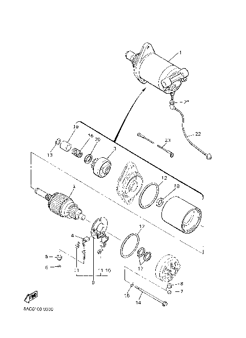 STARTING MOTOR [106362]