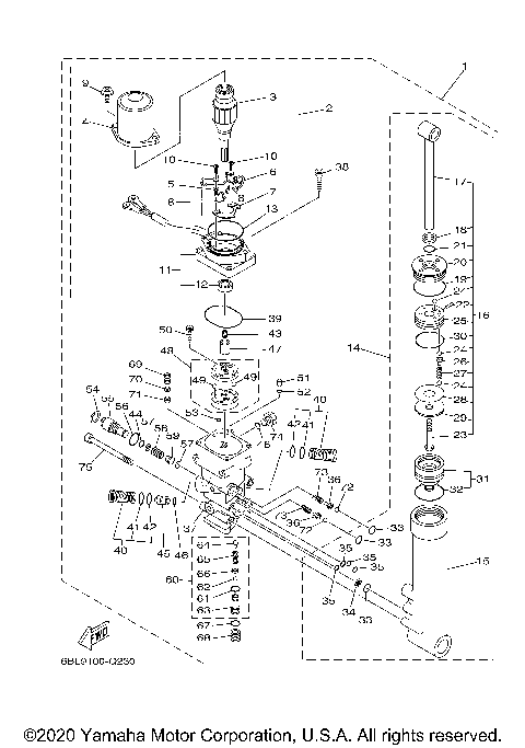 POWER TRIM TILT ASSY