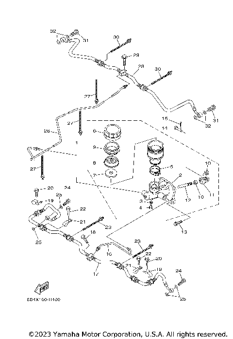 REAR MASTER CYLINDER