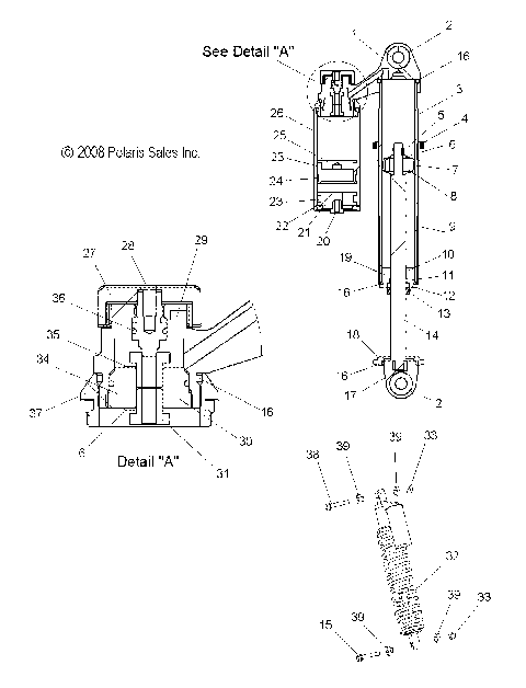 SUSPENSION, SHOCK, IFS - S09PE8ES/EEL (49SNOWSHOCKIFS7043452)