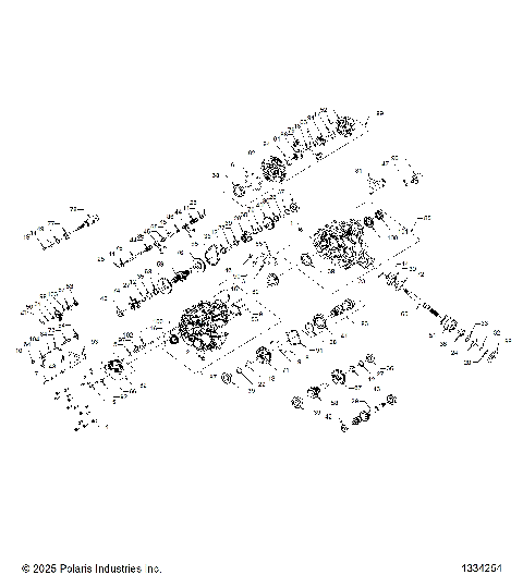 DRIVE TRAIN, MAIN GEARCASE INTERNALS