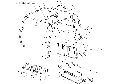 CAB FRAME  - C10RD50AA (4976437643A03)