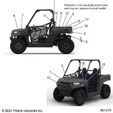 BODY, DECALS - R25HZA15D5  (901076)