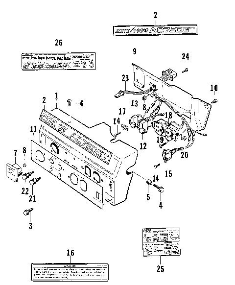 CONTROL PANEL ASSEMBLY [74924]