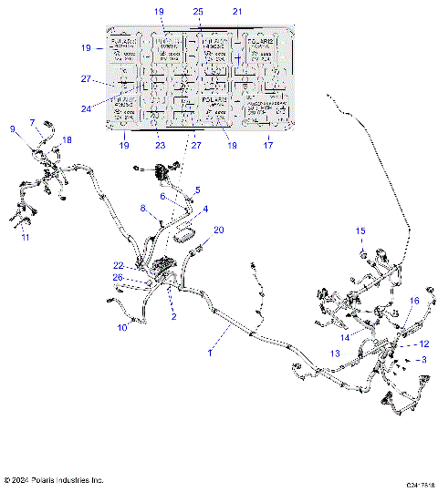 ELECTRICAL, WIRE HARNESSES - D25P4E99A4/B4/F99A4/V99A4/B4/Y99A4 (C2417818)