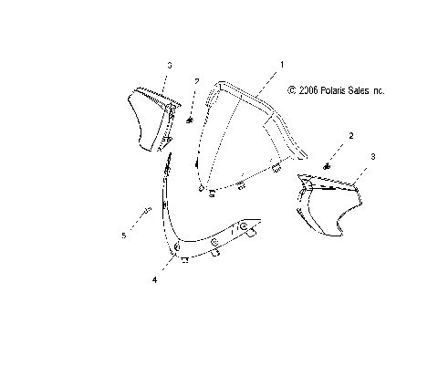 WINDSHIELD - S07PP6FS/FSA/FSB (49SNOWWINDSHLD600HO)
