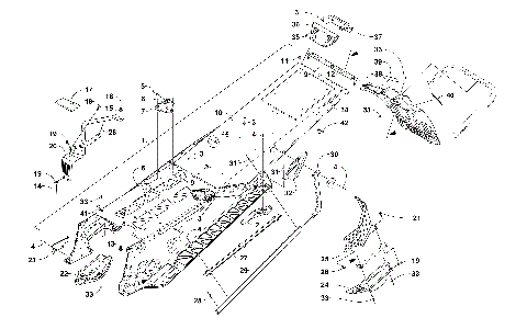 TUNNEL AND SNOWFLAP ASSEMBLY [105886]