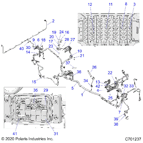 ELECTRICAL, WIRE HARNESS - R21RSU99A9/AC/AP/AW/B9/BC/BP/BW (C701237)