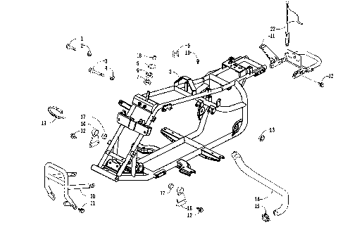FRAME AND RELATED PARTS ASSEMBLY [84004]