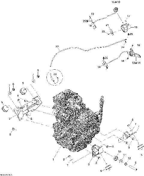 01- Engine And Engine Support Ranger