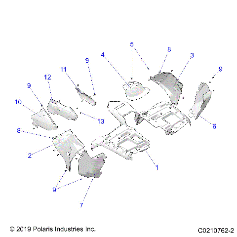 BODY, FRONT CAB - A23SYE95PM (C0210762-2)