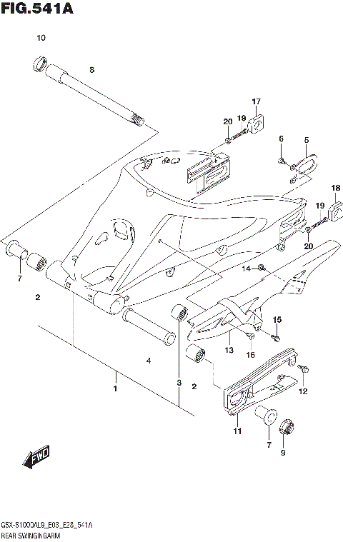 REAR SWINGINGARM