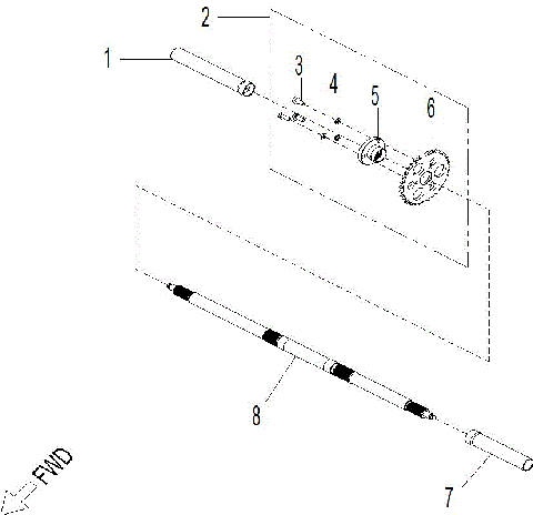 04- Drive - Rear Wheel Axle XXC