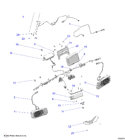 ELECTRICAL, DASH COMPONENTS, RIDE COMMAND - R24E3GC4FD/SC4CD/SC4FD (C730871)