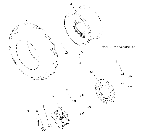 WHEELS, FRONT - A10LH46AX/AZ (49ATVWHEELFRT08SP300)