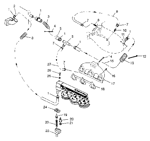 COOLING SYSTEM SL 780 B974088 and Intl. SL 780 I974088 (4940924092B009)