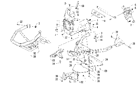 FRONT BUMPER AND FRAME ASSEMBLY [98032]