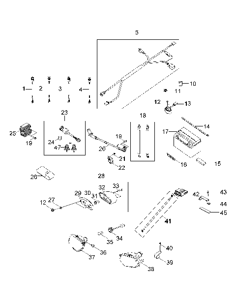 ELECTRICAL PARTS - Z16YAV17AB/AF/CAB/CAF (A00048)