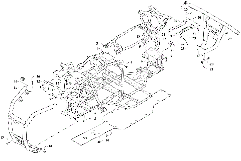FRAME AND RELATED PARTS  [305764]