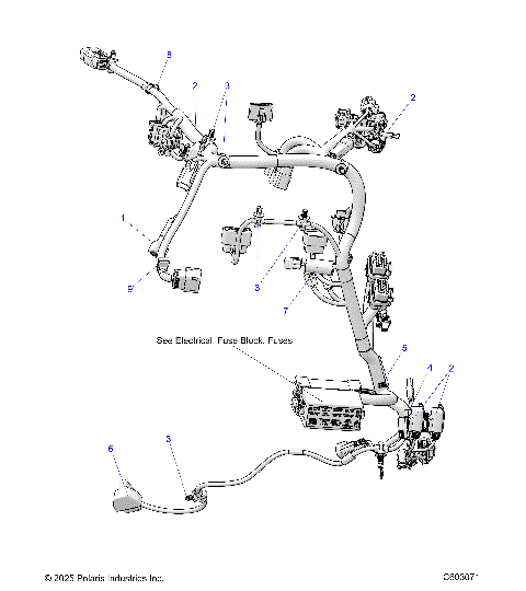 ELECTRICAL, WIRE HARNESS, MAIN - S26TFF6RSL/TFP6RSL (C603070)