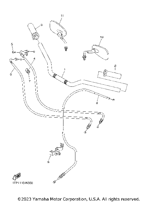 STEERING HANDLE CABLE