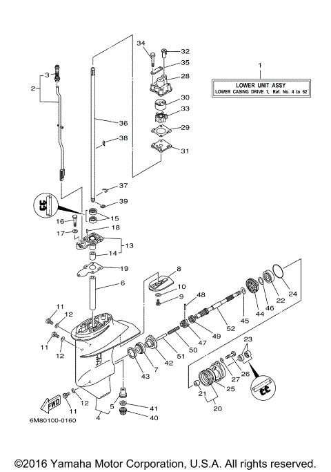 LOWER CASING DRIVE 1