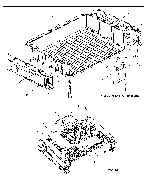 BODY, BOX ASM. - R16RCA57A1/A4/B1/B4 (700495)