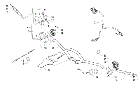 HANDLEBAR AND CONTROLS