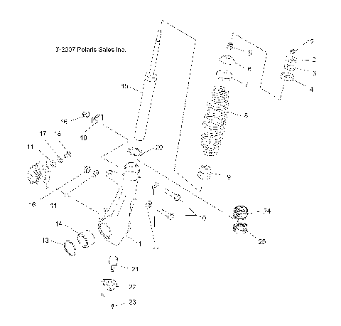 SUSPENSION, FRONT STRUT - A09TN76AL/AX/AZ (49ATVSTRUT09SPX2800)